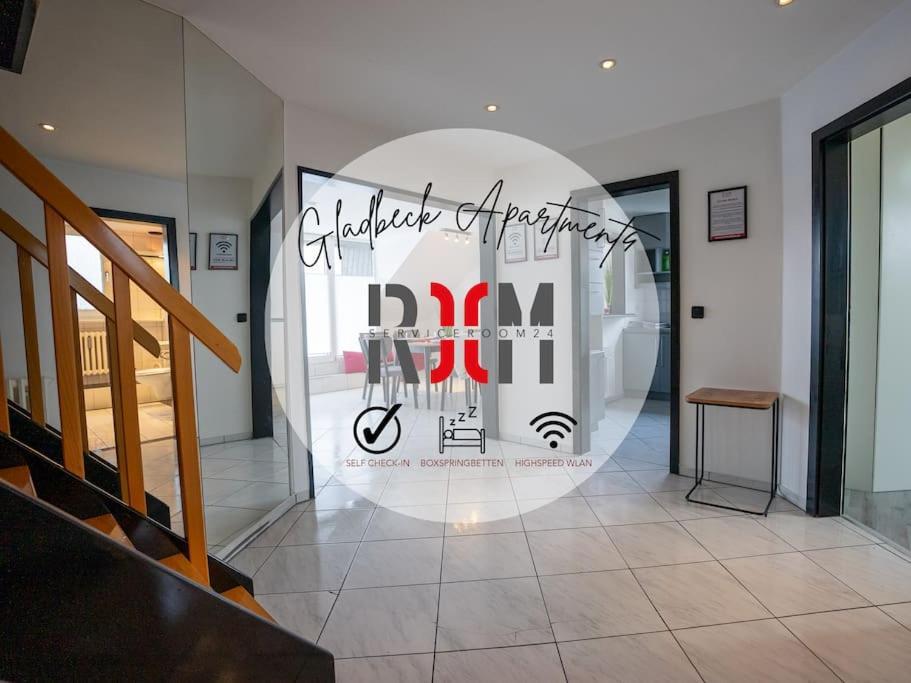 Serviceroom24 - Apartment 4 In Gladbeck Wlan - Smart-Tv - 24-7 Check-In Und Kueche Exterior photo